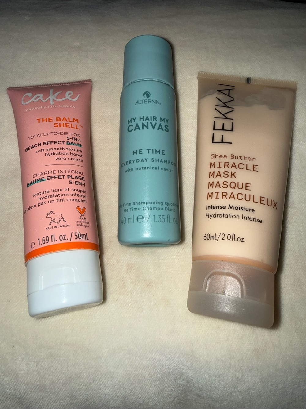 3 pc hair items. Great sizes  to try something new . All NEW, never used